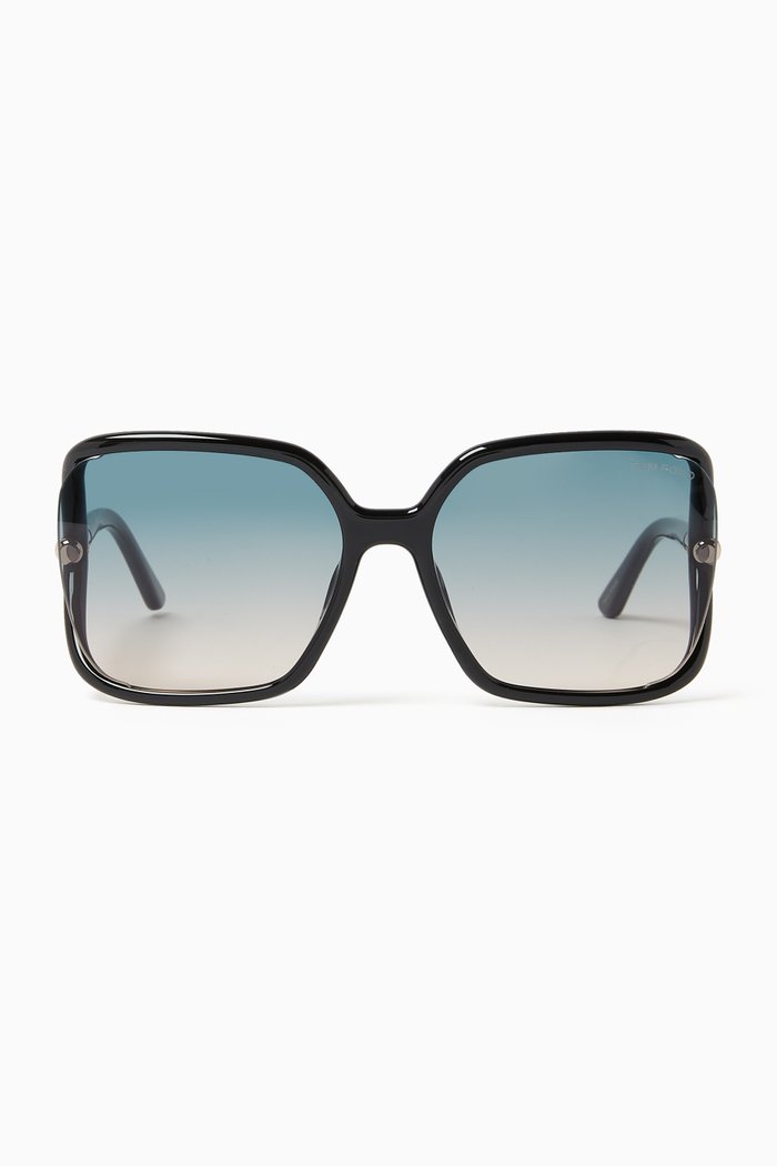 

Solange Sunglasses in Injected Plastic, Black