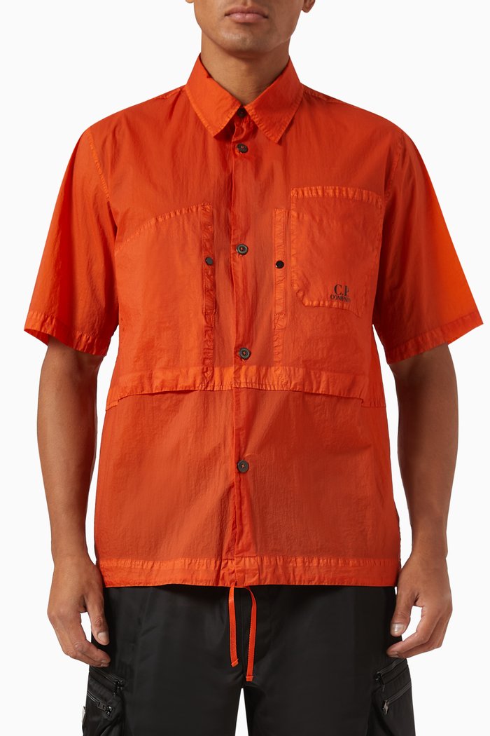 

Light Microweave Shirt in Nylon, Orange
