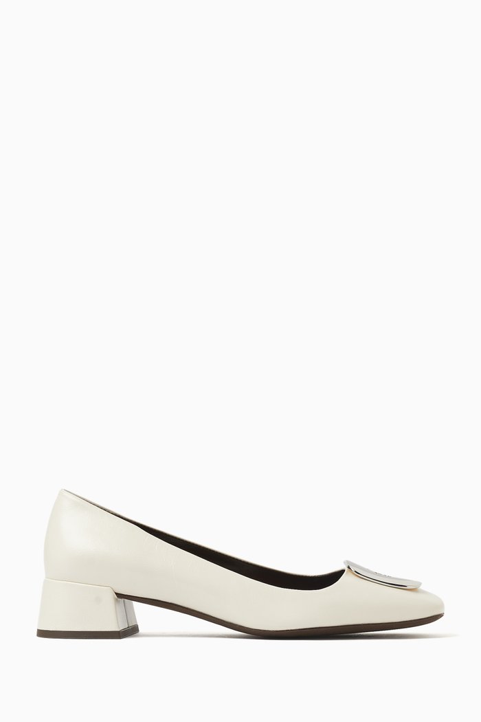 

Georgia 35 Pumps in Leather, Neutral