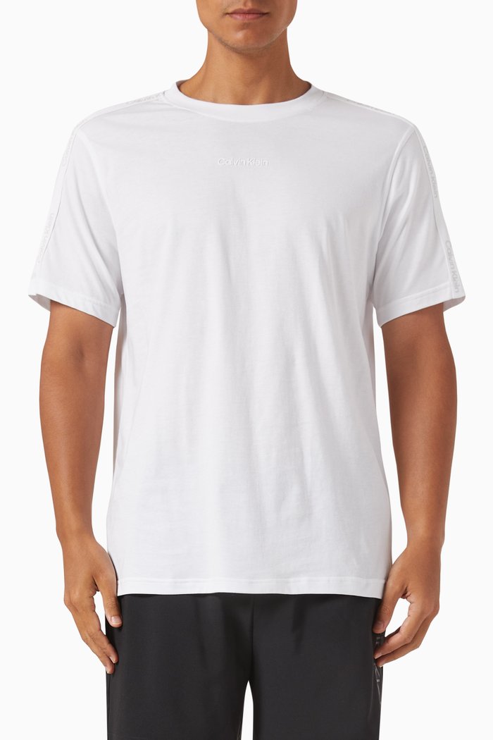 

Gym T-shirt in Technical Cotton-jersey, White
