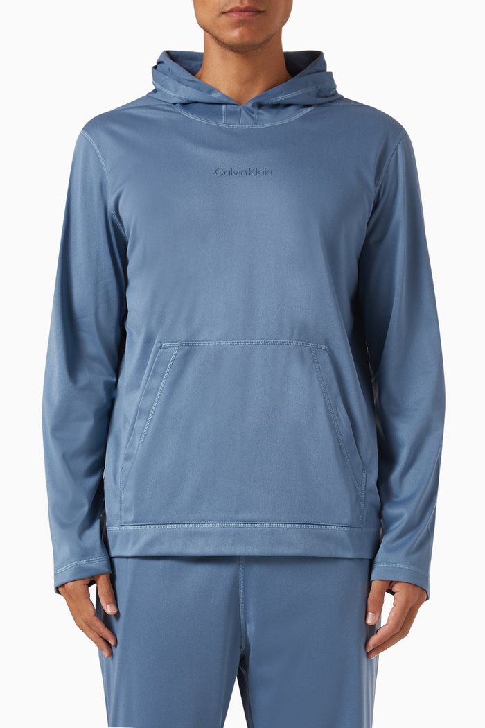 

Gym Hoodie in Technical-fabric, Blue