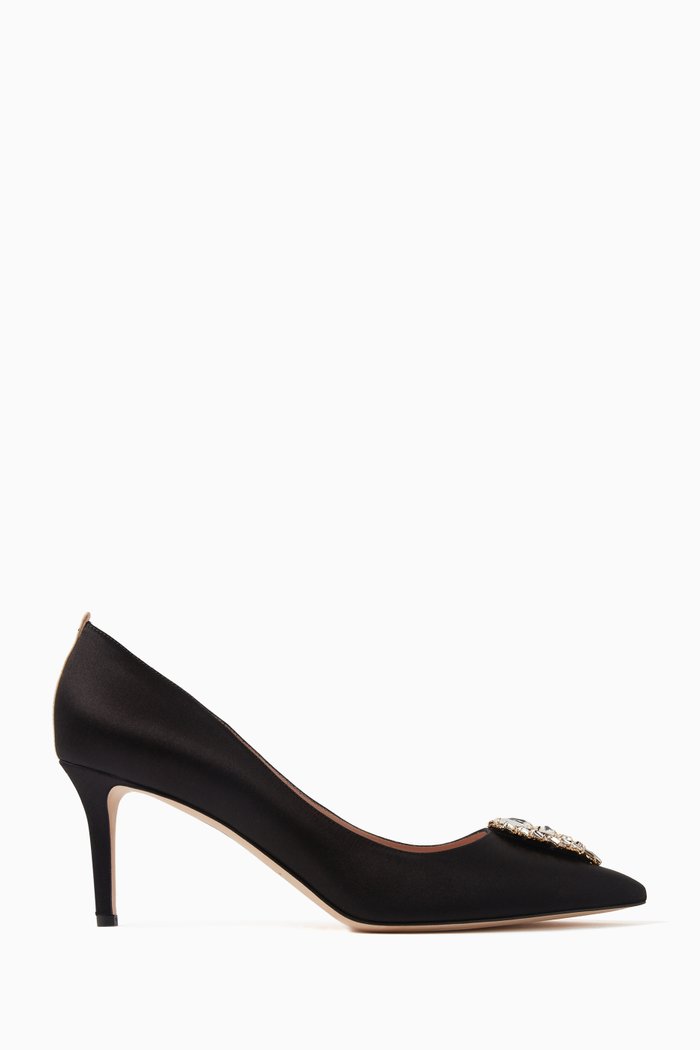 

Tempest 70 Crystal-embellished Pumps in Satin, Black