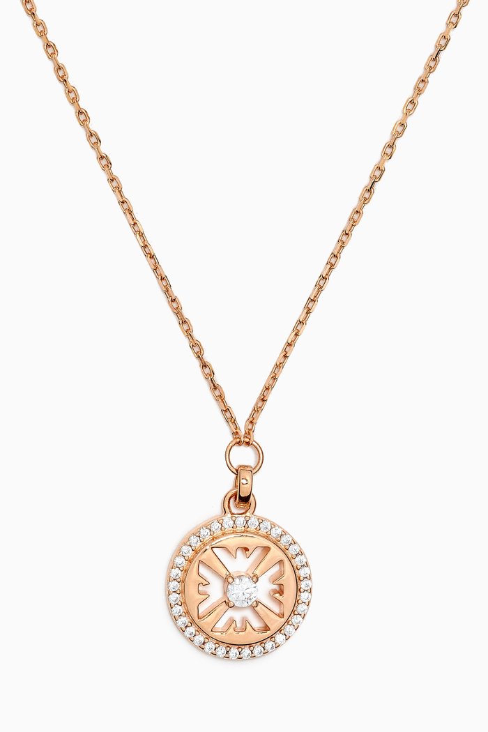 Logo Essentials Necklace in Sterling Silver, Gold