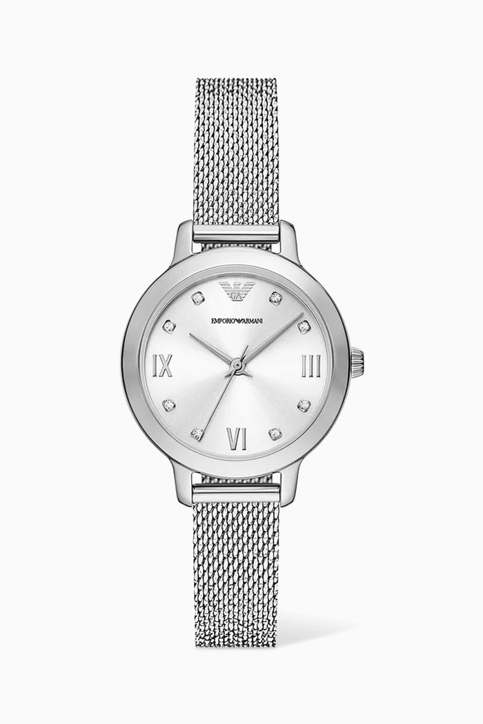 

Cleo Quartz Watch, 32mm, Silver