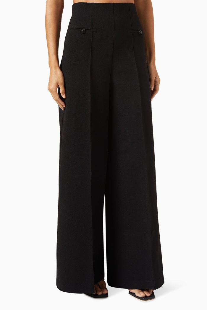 

Amura Wide-leg Pants, Black