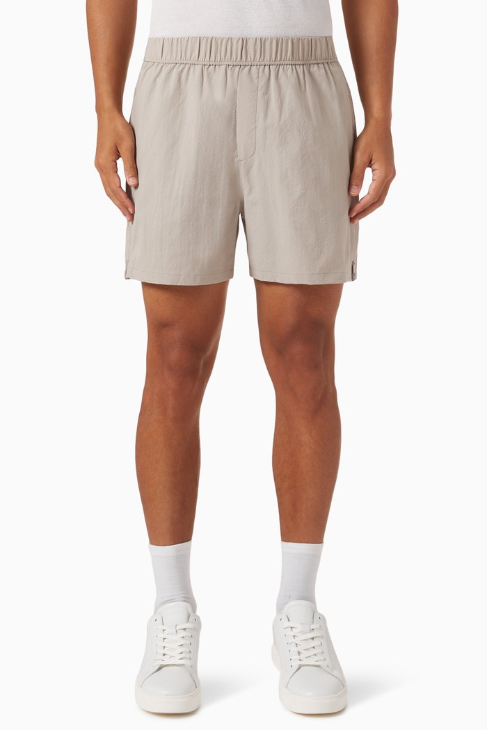 

Gym Shorts in Technical-seersucker, Neutral