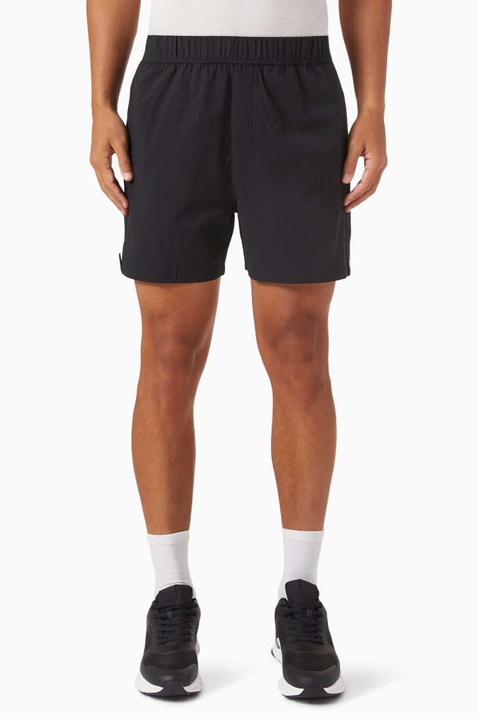 

Gym Shorts in Technical-seersucker, Black