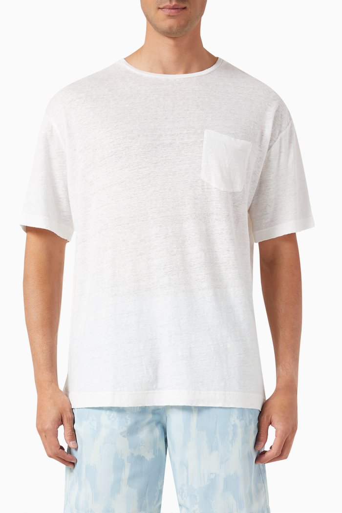 

Carmo Relaxed T-shirt in Linen, White