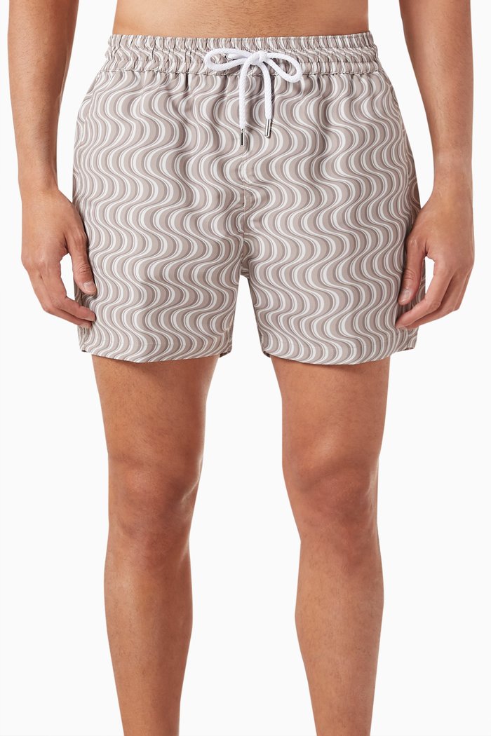 

Copa Camada Swim Shorts in Recycled Polyester, Neutral