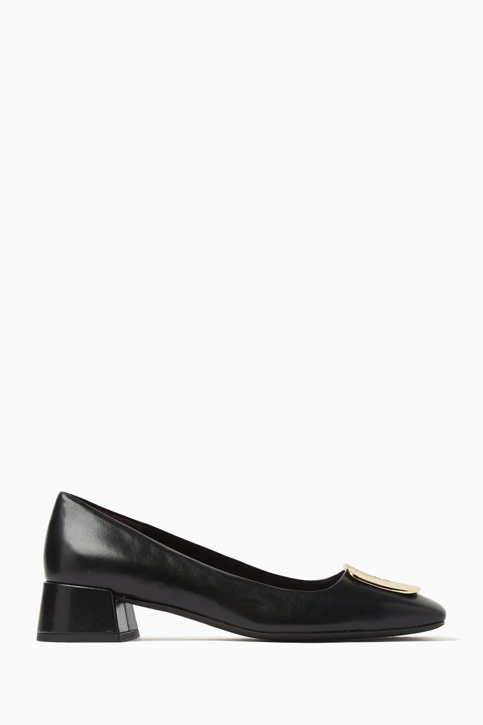 

Georgia 35 Pumps in Leather, Black
