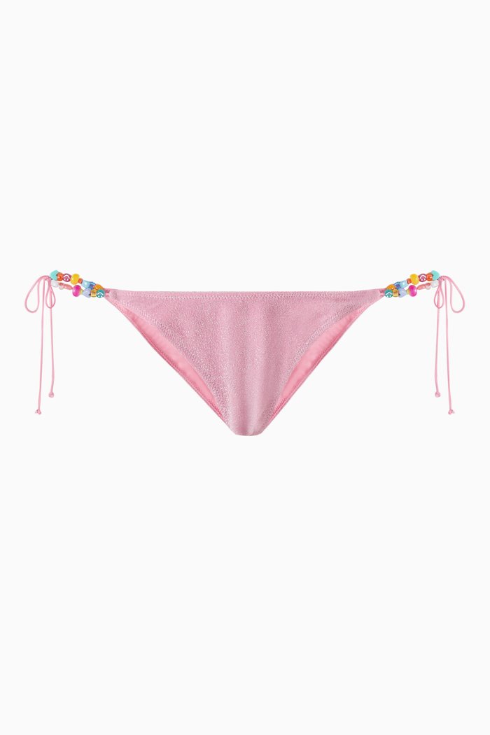 90’s Bikini Briefs in Stretch Nylon, Pink