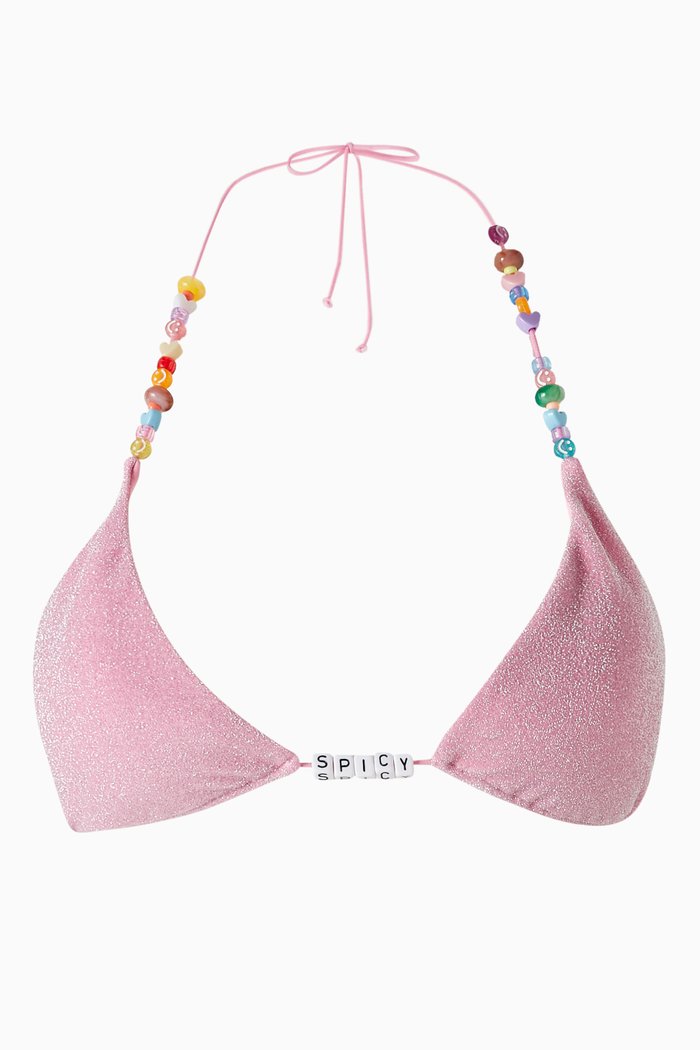

The Triangle Top in Lycra, Pink