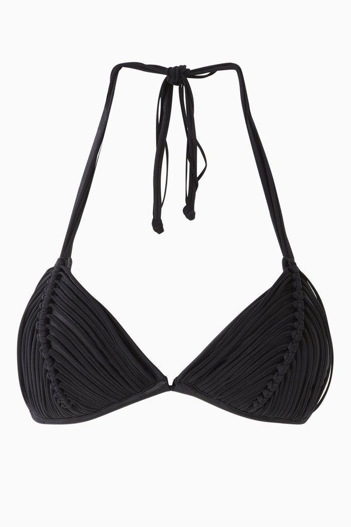 

Isla Tri Bikini Top, Black