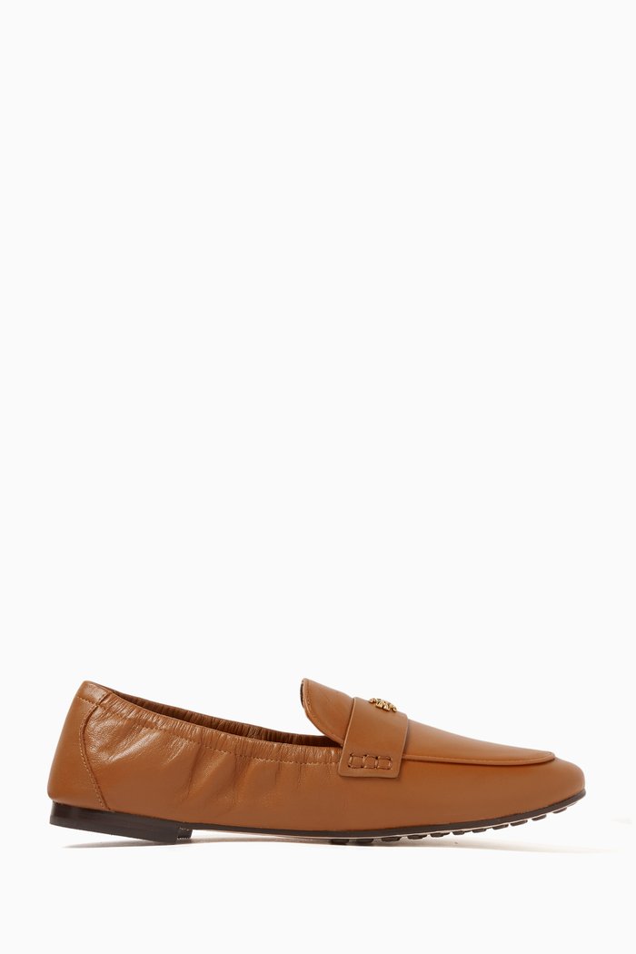 

Ballet Loafers in Leather, Neutral
