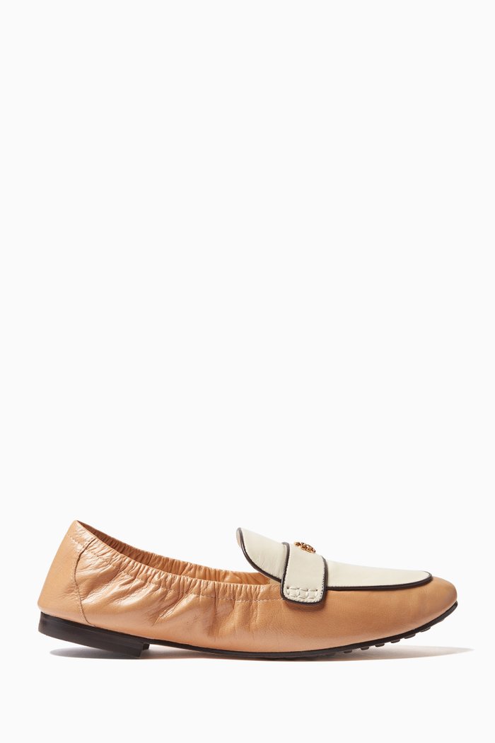 

Ballet Loafers in Leather, Brown