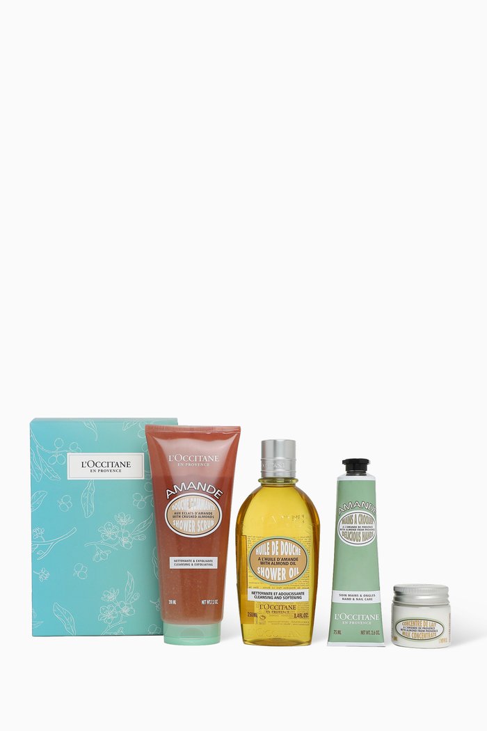 

Almond Shower Essentials, Colourless