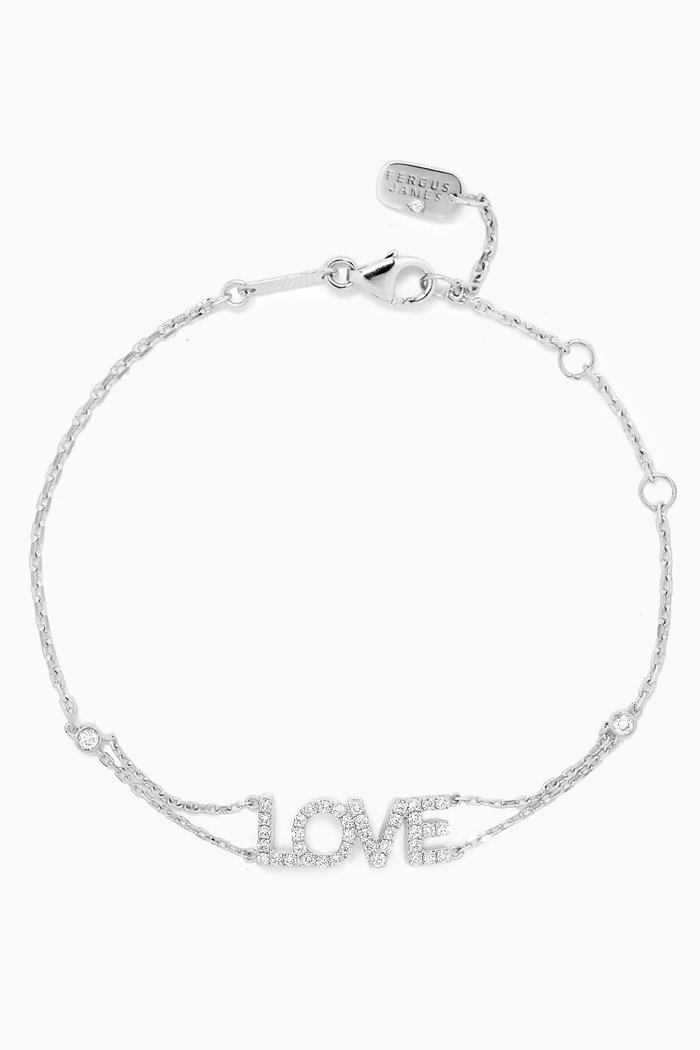 

Love Diamond Bracelet in 18kt White Gold