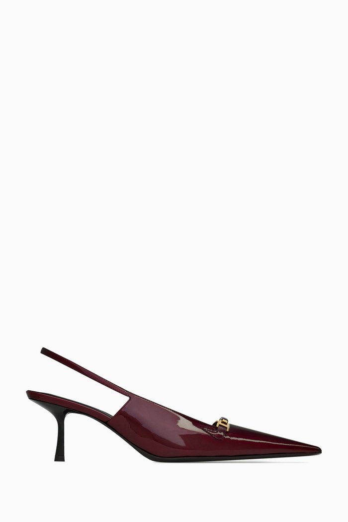 

Carine 55 Slingback Pumps in Patent Leather, Red
