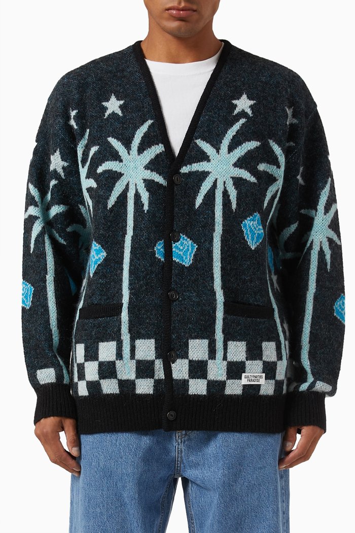 

Cardigan in Mohair-blend, Multicolour