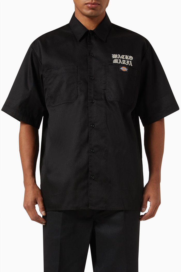 

x Dickies Work Shirt in Cotton-blend, Black