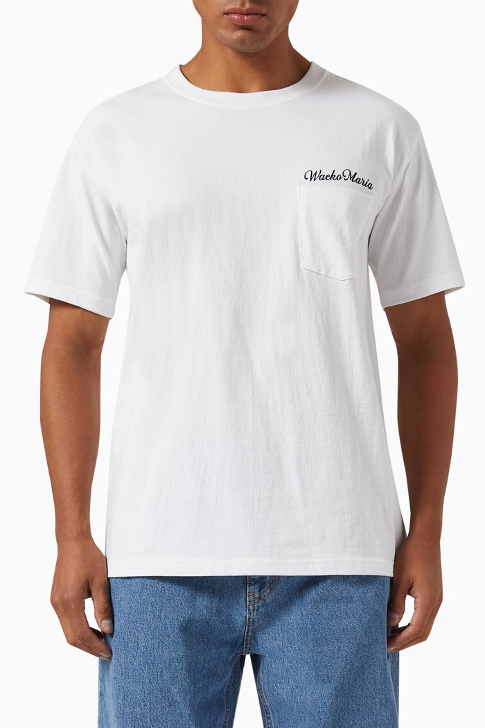 

USA Body T-shirt in Cotton, White