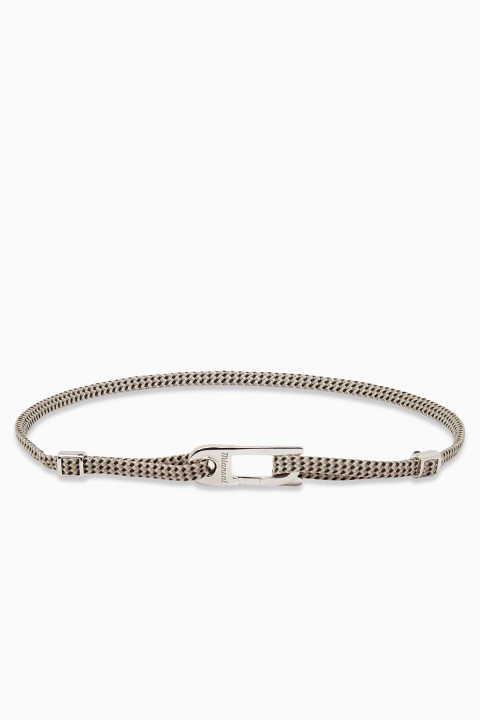 

Annex Pull Rope Bracelet in Sterling Silver, Neutral