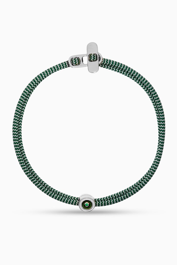 

Opus Chalcedony Rope Bracelet in Sterling Silver, Green