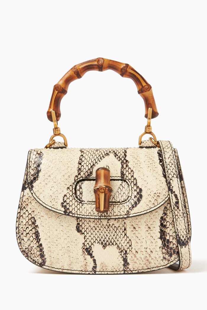 

Bamboo 1947 Top-handle Bag in Leather, Neutral