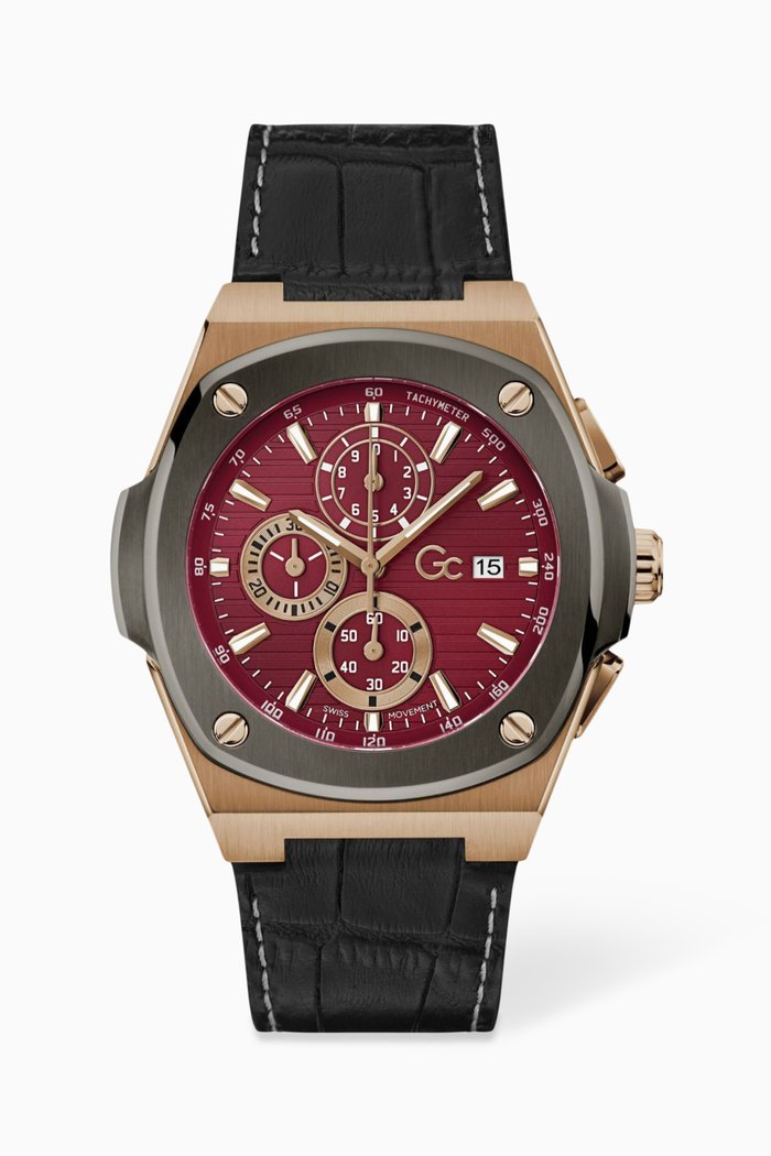 

Coussin Shape Chrono Watch, 44mm, Red