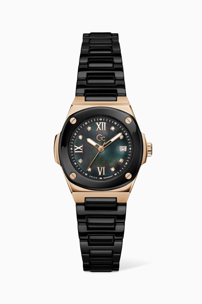 

Coussin Shape Quartz Watch, 30mm, Black