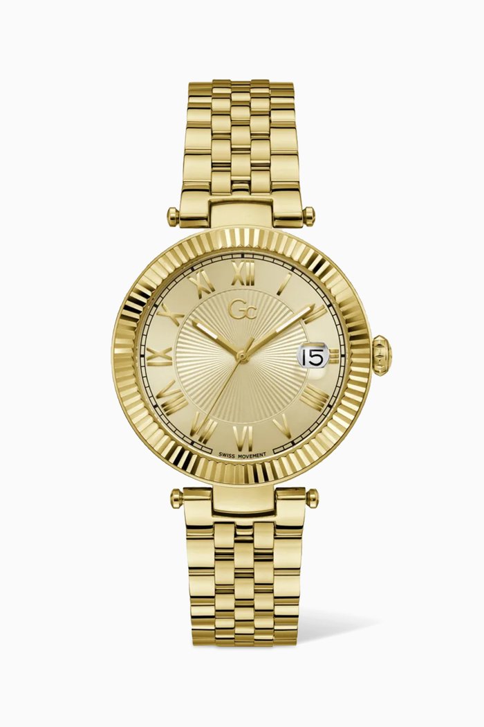 

Flair Quartz Watch, 38mm, Gold