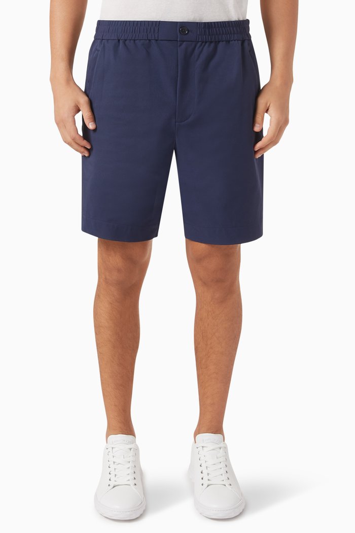 Robbie Pull-on Shorts in Nylon Blend, Blue