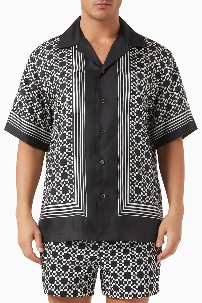 

Rico Printed Shirt in Silk, Multicolour