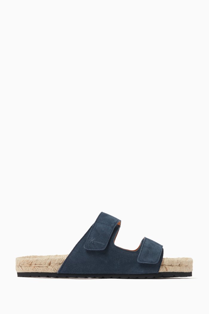 

Nordic Sandals in Suede, Blue