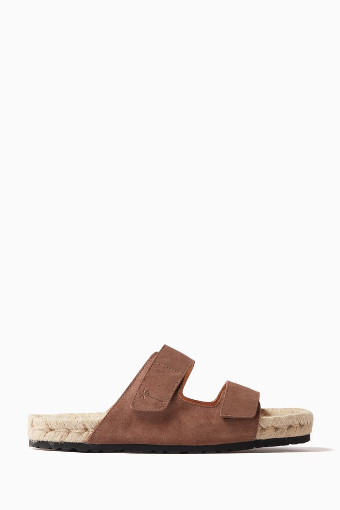 

Nordic Sandals in Suede, Brown
