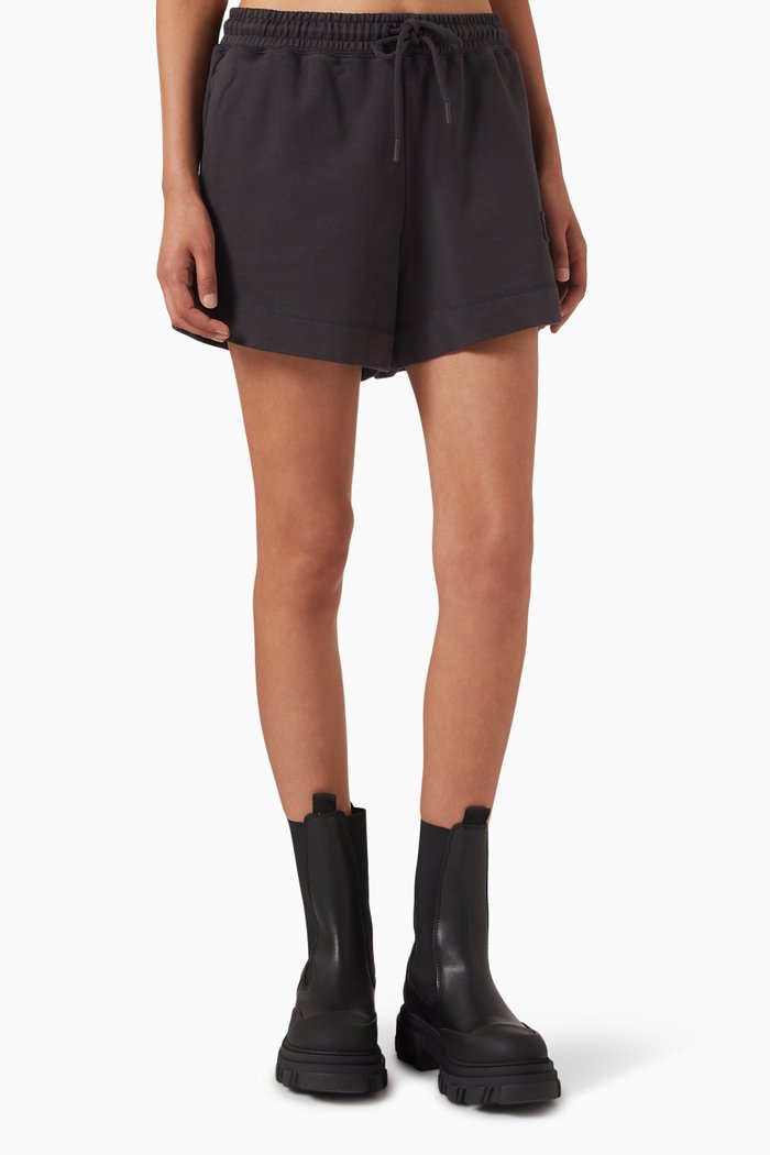 

Isoli Drawstring Shorts in Organic-cotton, Black