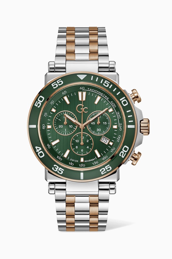 

One Sport Chronograph Stainless Steel Watch, 44mm, Green