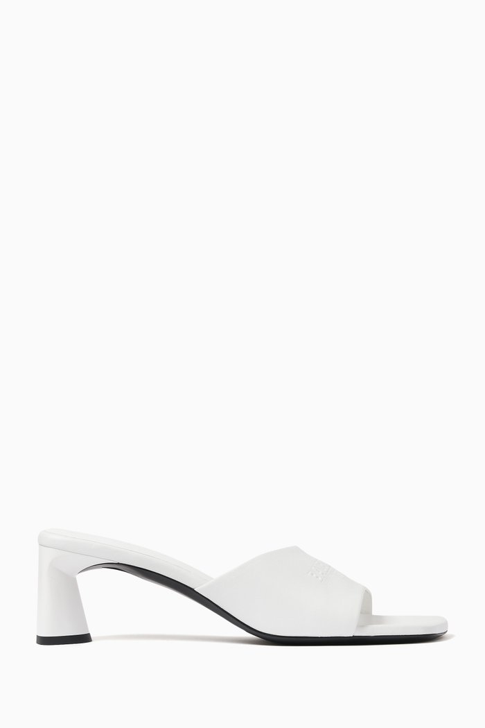 

Duty Free 60 Slip-on Sanda/s in Lambskin, White