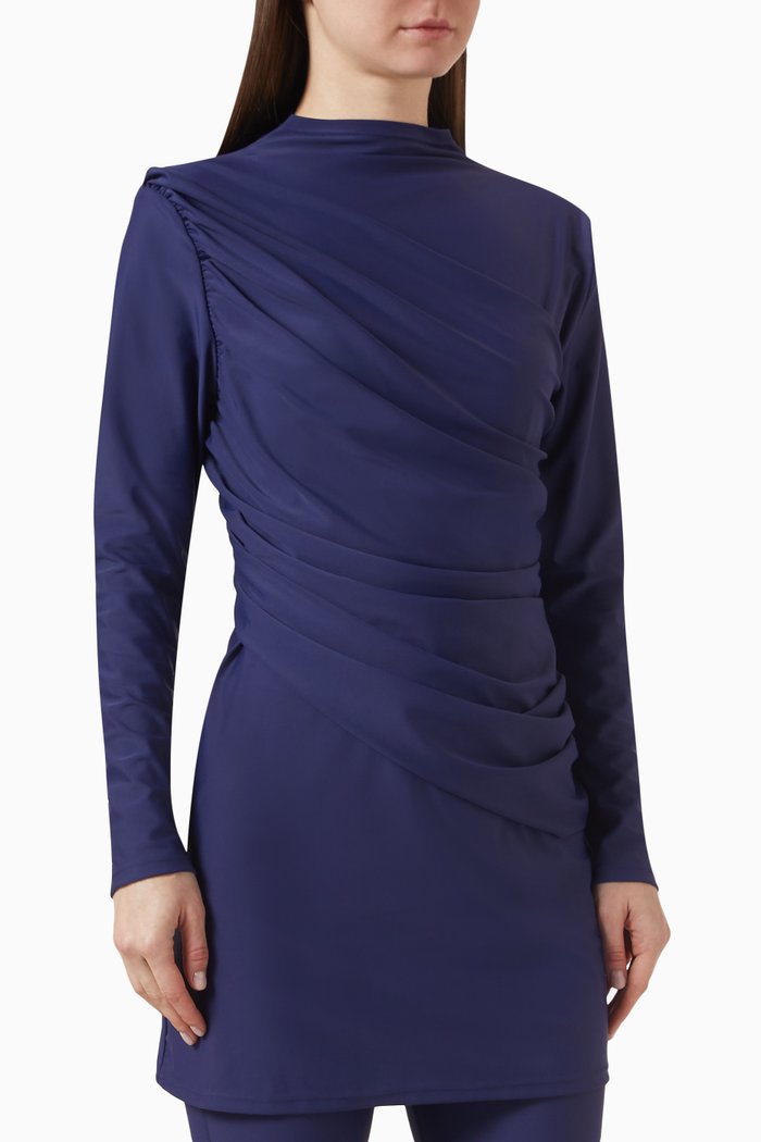 

Diana Swim Dress in Stretch-nylon, Blue