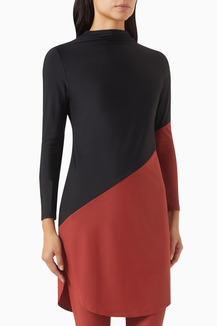 Maya Swim Dress in Stretch-nylon, Multicolour
