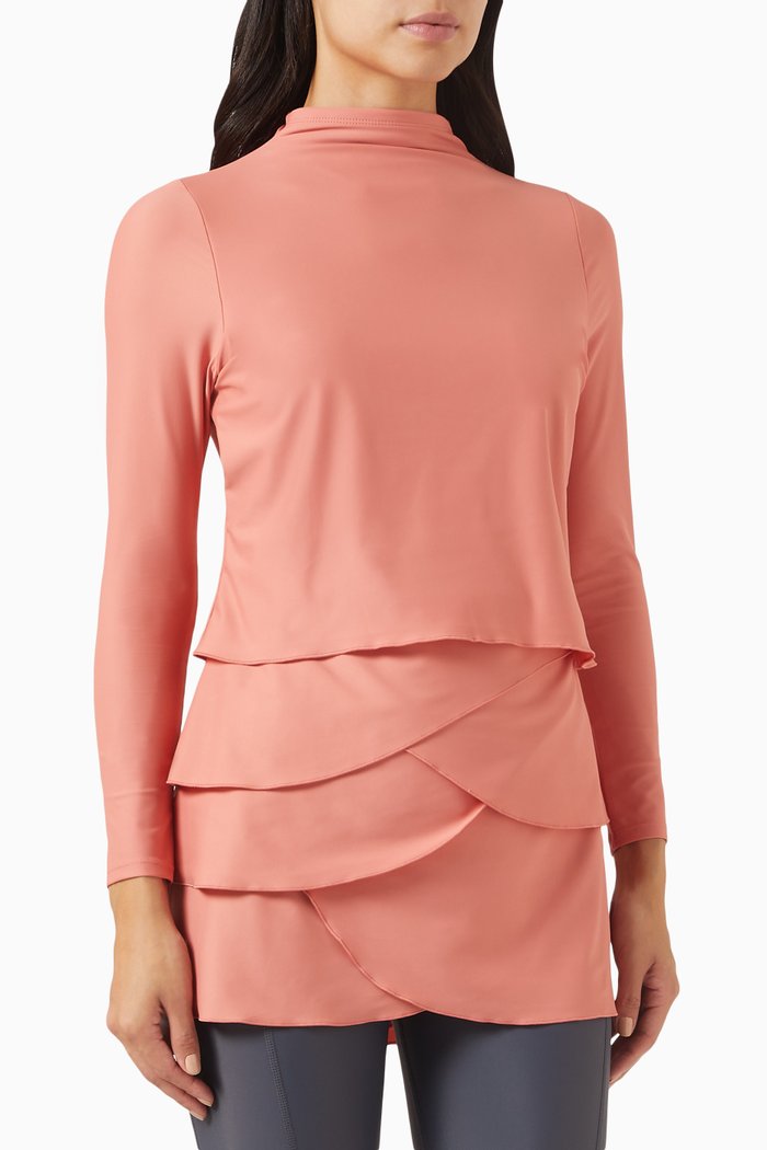 Lula Swim Dress in ECONYL® Regenerated Nylon, Pink