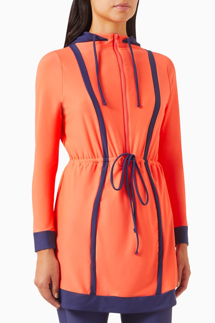 Taali Swim Dress in Stretch-nylon, Pink