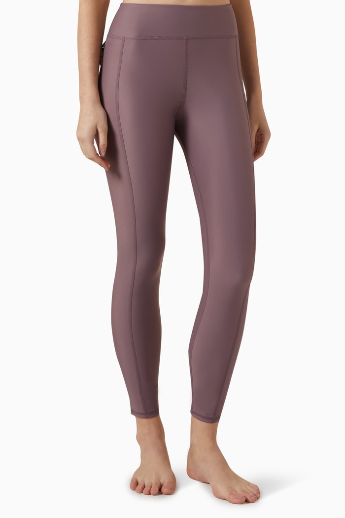 Pocket Swim Tights in ECONYL® Regenerated Nylon, Purple