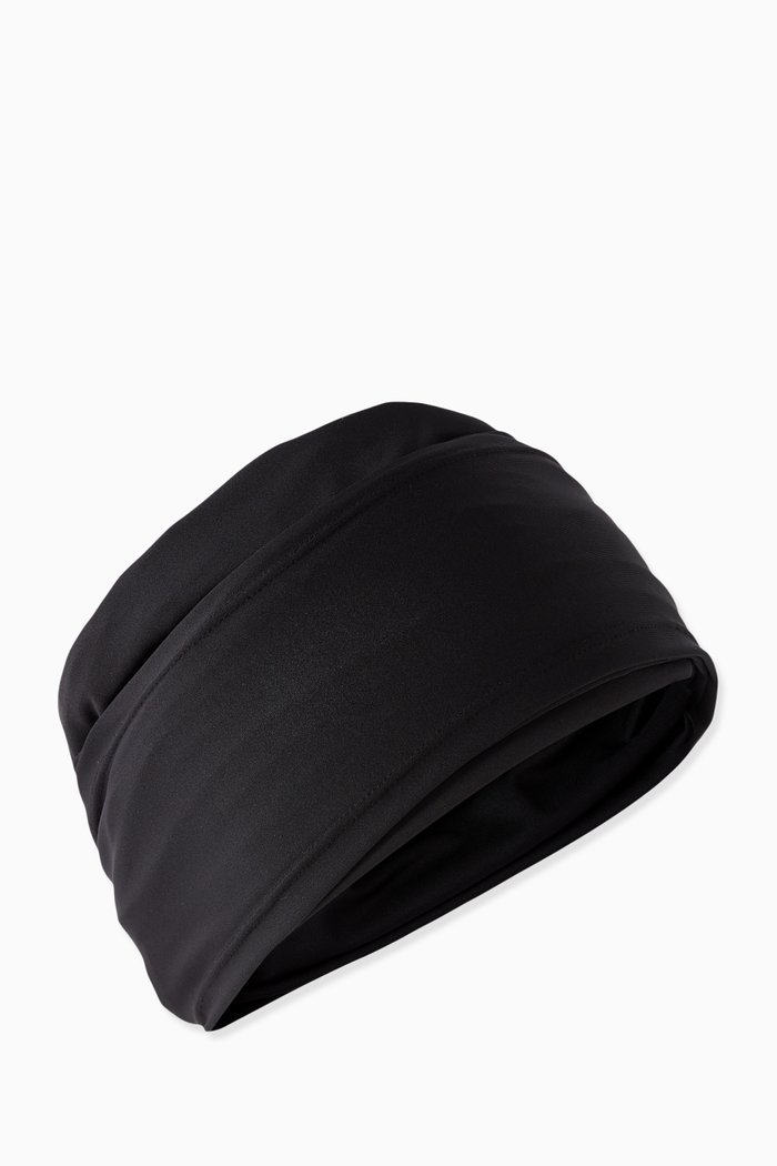 

Self-tie Swim Turban, Black