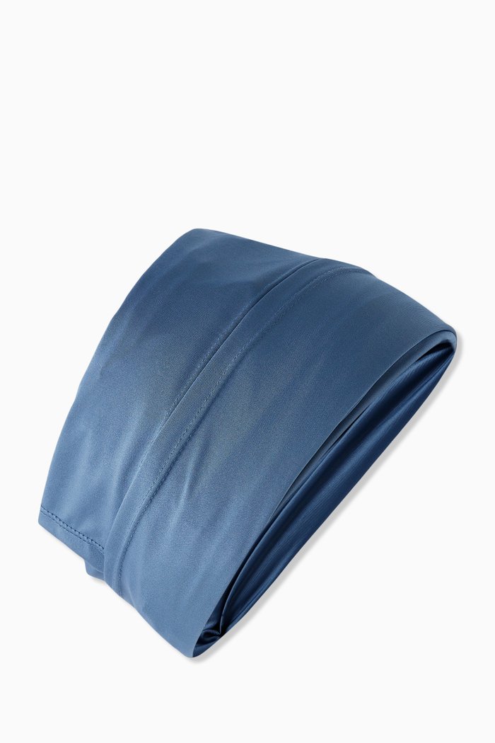 

Self-tie Swim Turban, Blue