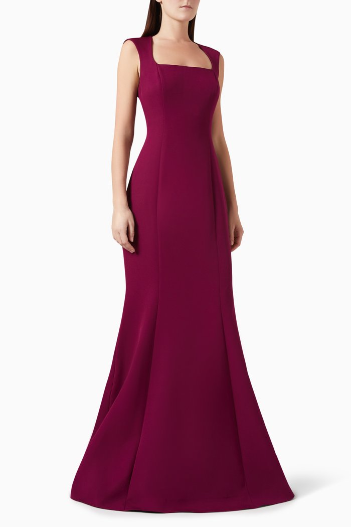 

Sleeveless Maxi Dress, Red