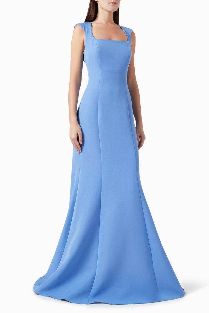 

Sleeveless Maxi Dress, Blue