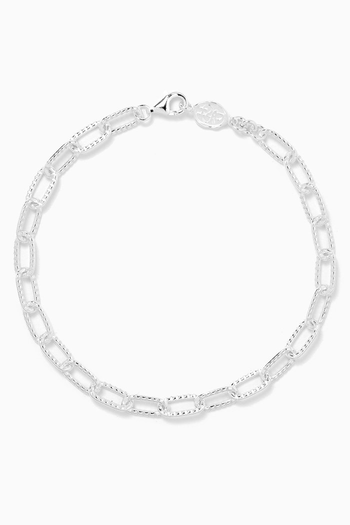 

Groove Chain Bracelet in Sterling Silver