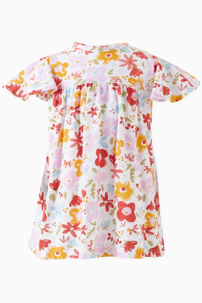 

All-over Floral Print Dress, Multicolour