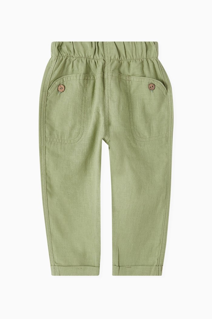 

Pants in Linen, Green